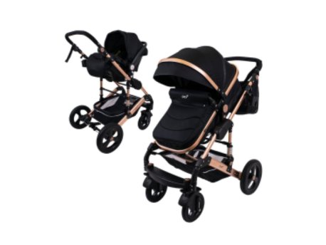 Jungle Kolica za bebe 3 u 1 Oxy - Black