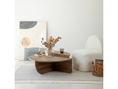 HANAH HOME Set stolova Podium Wood Walnut