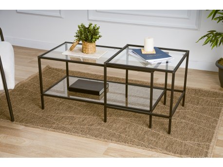 HANAH HOME Set stolova Sevay Black