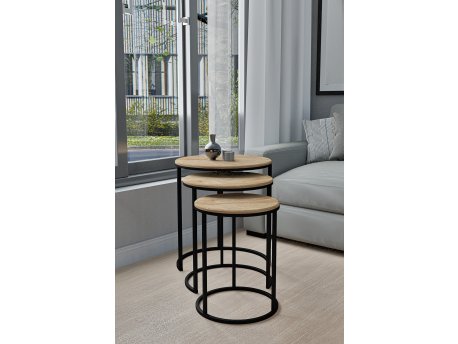 HANAH HOME Set stolova Lisa Antique Pine