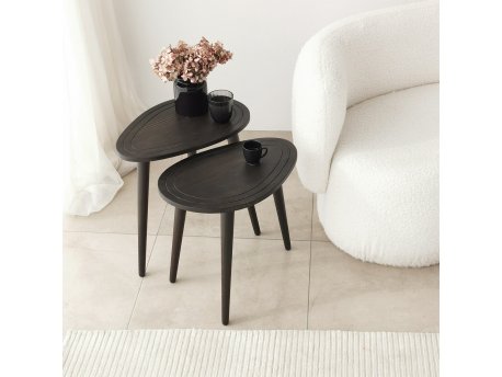 HANAH HOME Set stolova Sweet Set Anthracite