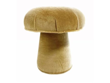 HANAH HOME Tabure Ceremony Mantar Pouffe Mustard Beige