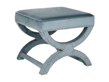 HANAH HOME Tabure Felice Halka Pouffe Baby Blue