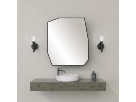 HANAH HOME Kupatilski ormarić Quartz Cabinet Black