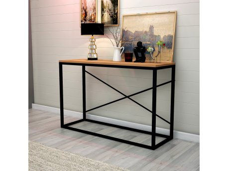 HANAH HOME Polica Nero v3 Walnut