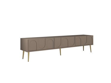HANAH HOME TV polica Lyon 43 Atlas Gold