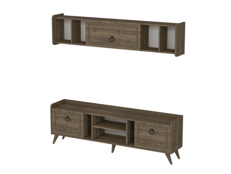HANAH HOME TV polica Alya Walnut