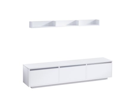 HANAH HOME TV polica Prag White