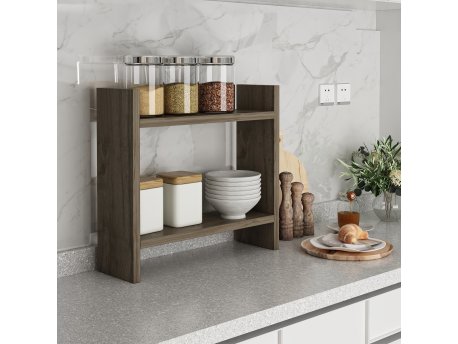 HANAH HOME Kuhinjska polica Denver Walnut
