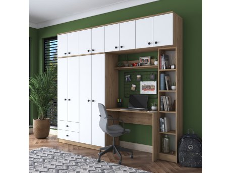 HANAH HOME Ormar sa radnim stolom BA122 2697