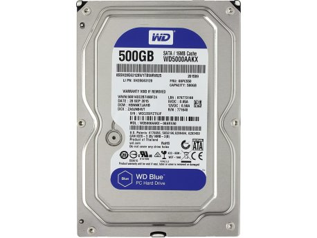 WESTERN DIGITAL 500GB Blue WD5000AAKX