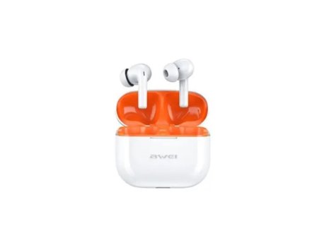 AWEI Bluetooth Slušalice Bubice T1 Pro, belo-oranž