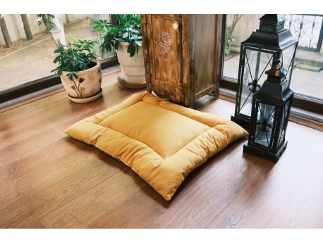 HANAH HOME Krevet za ljubimce Yui Mustard