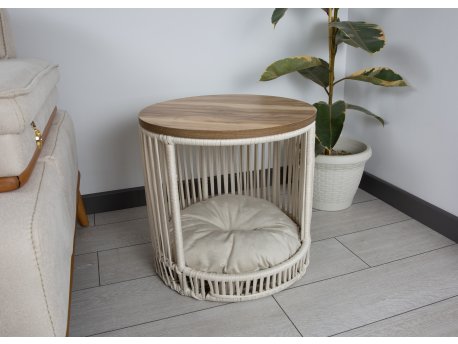 HANAH HOME Krevet za ljubimce Sehpali Cream