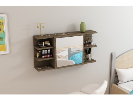 HANAH HOME Zidna polica Marta Walnut