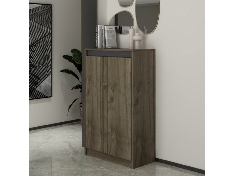 HANAH HOME Višenamenski ormar Maldives Walnut