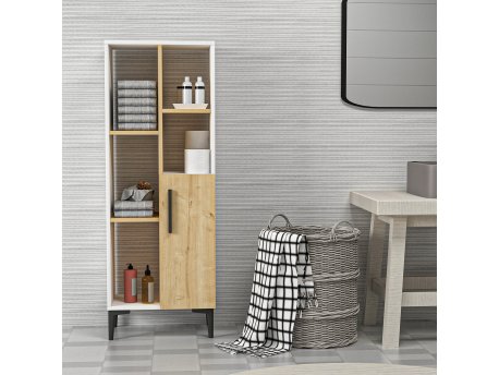 HANAH HOME Višenamenski ormar Ephesus White Sapphire Oak