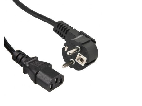 E-GREEN Kabl naponski za računar crni Premium 1.8m, 3x1mm