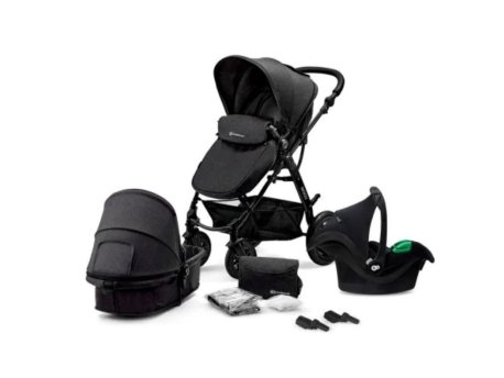 KINDERKRAFT Dečija kolica MOOV 3u1 Mink pro - black