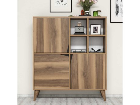 HANAH HOME Višenamenski ormar Pulse Walnut