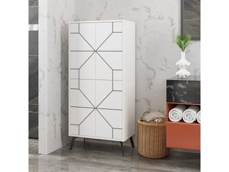 HANAH HOME Višenamenski ormar Dune White
