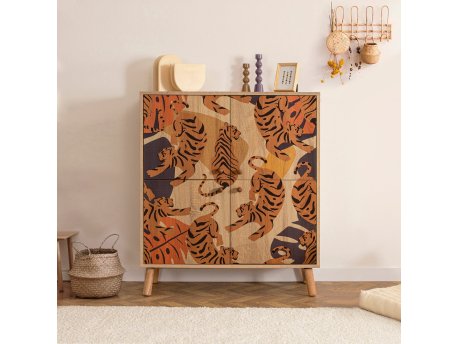 HANAH HOME Višenamenski ormar Multilux Tigris