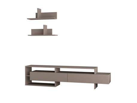 HANAH HOME TV polica Gara Light Mocha