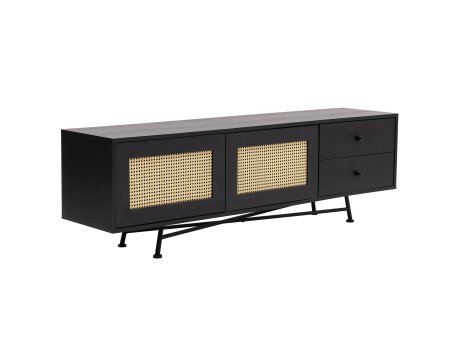 HANAH HOME TV polica Nala 180 Black