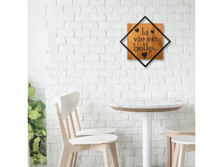 WALLXPERT Zidna dekoracija La Vie Est Belle