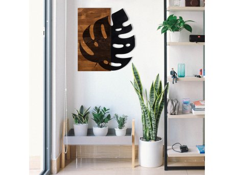 WALLXPERT Zidna dekoracija Leaf2 Metal Decor (279ENZ1716)