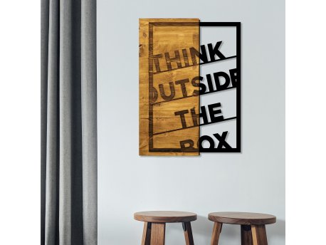WALLXPERT Zidna dekoracija Think Outside The Box