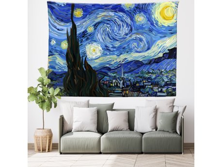 WALLXPERT Dekorativna slika Blue Night 100 x 100