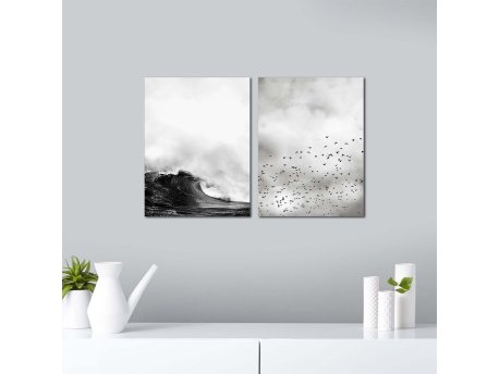 WALLXPERT Dekorativne slike 2P3040MDFCIZ 007