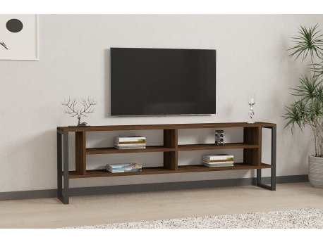 HANAH HOME TV polica Cupe Walnut
