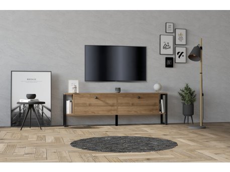 HANAH HOME TV polica Ahu Walnut