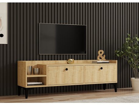 HANAH HOME TV polica Heflin Sapphire Oak