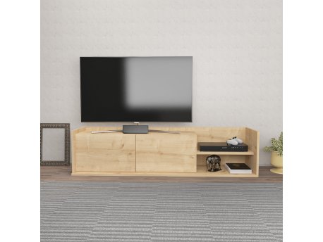HANAH HOME TV polica Krog Oak
