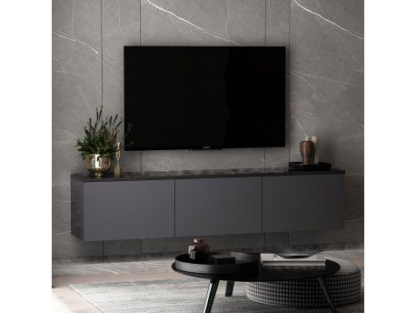 HANAH HOME TV polica Neon Anthracite