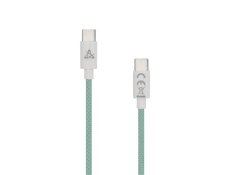 S BOX 60W kabl za punjač USB-C na USB-C zeleni