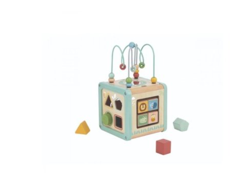 TOOKY TOY Drvena kocka umetaljka igračka za decu