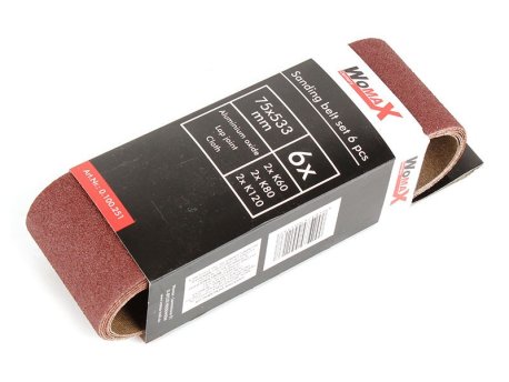 WOMAX Brusna traka 75x457mm za trač.brus.set 6 kom