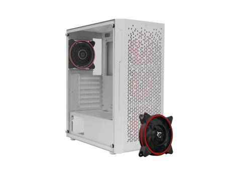 WHITE SHARK GCC 2303 Bullet White kućište + 4 x Warp ventilator