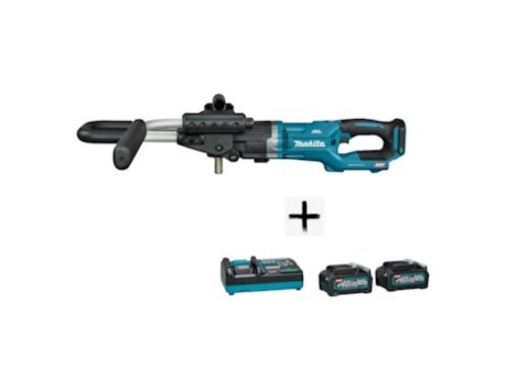 MAKITA Akumulatorski bušač za zemlju 40V DG002GZ + starter set XGT (2 x 4Ah BL4040 + brzi punjač DC40RA) 191L77-9