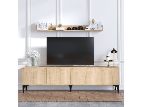 HANAH HOME TV polica Primo Sapphire Oak