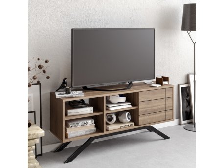 HANAH HOME TV polica North Black Walnut