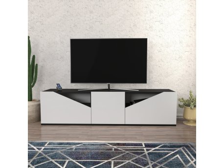 HANAH HOME TV polica Carson Anthracite White