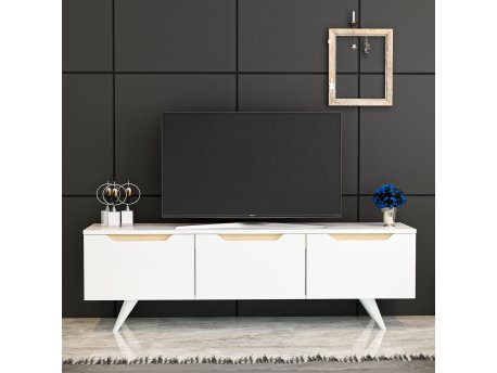 HANAH HOME TV polica Prag - White