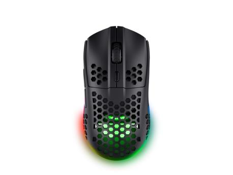 TRUST GXT929 HELOX crni ultra lagani bežični miš za igranje