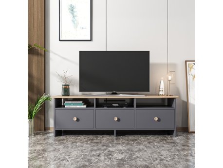 HANAH HOME TV polica Oslo Anthracite