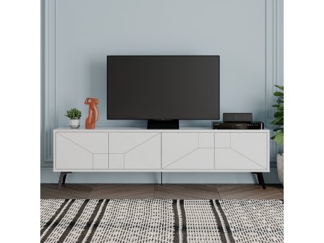 HANAH HOME TV polica Dune White
